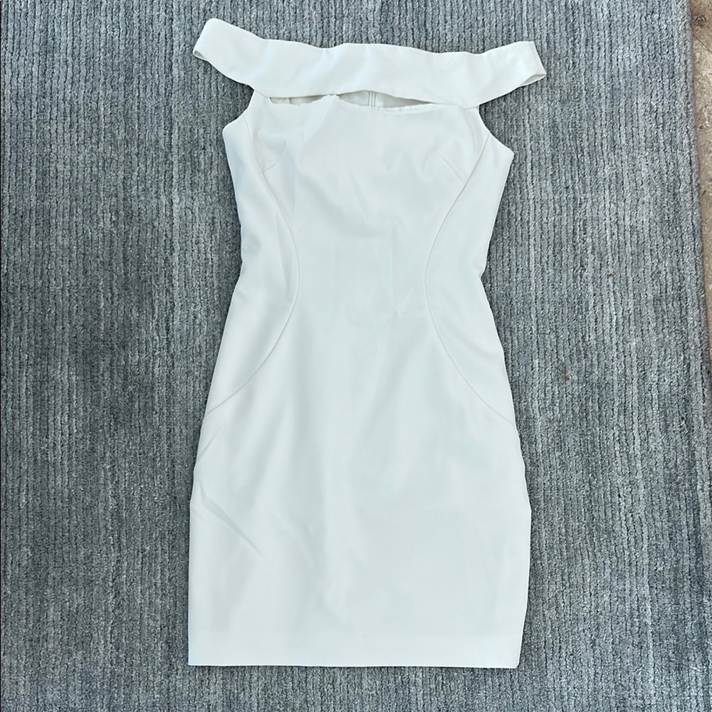 Elegant White Off-Shoulder Dress